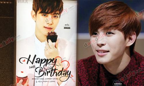 แฟนคลับไทยทำโปรเจ็คท์บิลบอร์ด MRT ฉลองวันเกิด “Hongbin” วง “VIXX”