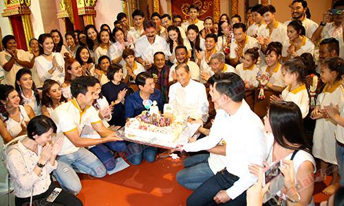 “อาหรั่ง ไพรัช” ทำบุญวันเกิด 86 ปี พร้อมสร้างพระพุทธปางนาคปรกให้รพ.สีคิ้ว