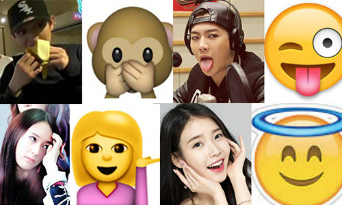 จับคู่ไอดอลเกาหลีกับหน้า emoji จะมีใครเหมือนบ้างต้องดู!