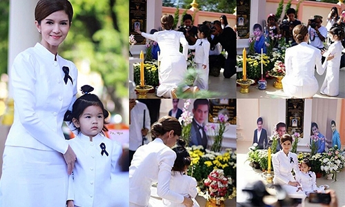 “โบว์-มะลิ” ร่วมทำบุญครบรอบ 1 ปีกับการจากไปของ “ปอ” 