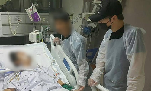 “คิมแจจุง” เยี่ยมแฟนคลับ “น้องมิน” ป่วยในเกาหลี พร้อมให้เงินรักษา 20 ล้านวอน