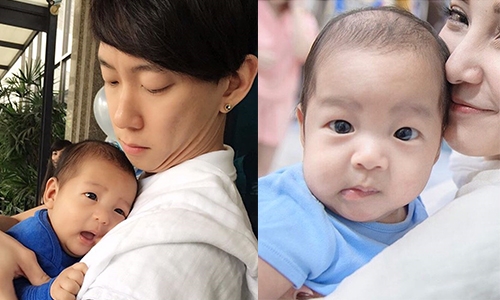 เปิดภาพสุดน่ารัก "น้องเรซซิ่ง" ลูกชาย “แพท-เบนซ์” ที่เห็นต้องหลงรัก