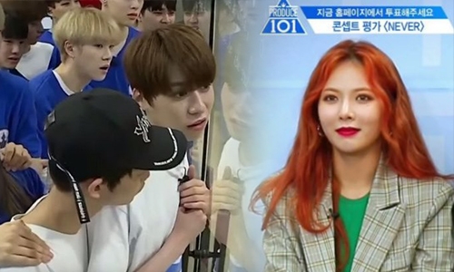 ส่องอาการหนุ่ม “Produce 101” หลังเจอ “HyunA” (มีคลิป)