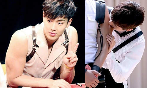 เปิด 29 ภาพกล้ามเนื้อแขนของ Shownu