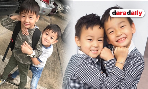 เปิดความเหมือน! “น้องชิโน่-น้องชีต้าร์” ลูกชายสุดหล่อของ “พลอย ชิดจันทร์”