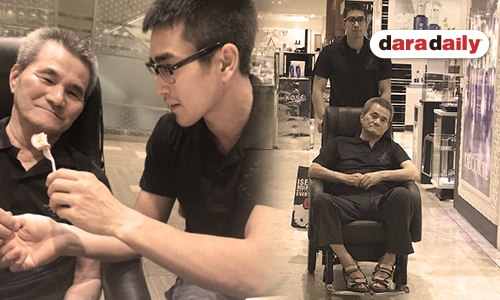 ส่องโมเมนต์พ่อลูกสุดประทับใจ “ณเดชน์” ดูแลคุณพ่อ “โยชิโอ”