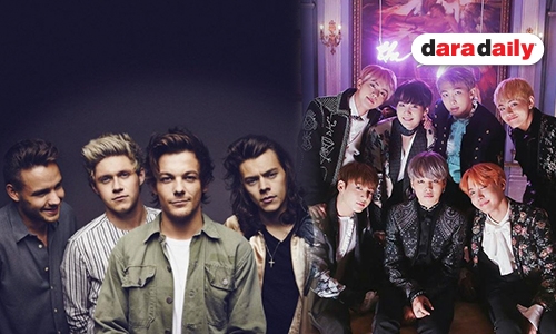 แฟนคลับ "One Direction" ออกโรง! หลัง "BTS" ถูกยกเป็นบอยแบนด์ที่ FC เยอะสุดในโลก