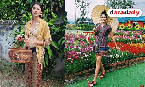 ส่องแฟชั่น "แนท อนิพรณ์" ในชุดพื้นเมืองภาคเหนือ