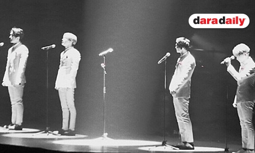 SHINee ร่วมไว้อาลัย Jonghyun บนเวทีคอนเสิร์ต 