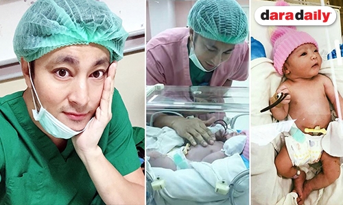 คุณพ่อมือใหม่ “จุ๊บ อิทธิกร” ยิ้มปลื้มภรรยาคลอดลูกสาว