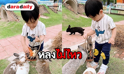 ความน่ารักนี้จะเป็นอย่างไร เมื่อ “น้องอคิณ” เจอพี่กระต่าย