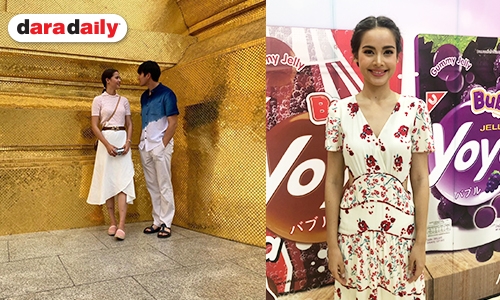 รักดีอยู่แล้ว "ญาญ่า" โต้ควง "ณเดชน์" ทำบุญเสริมดวงความรัก