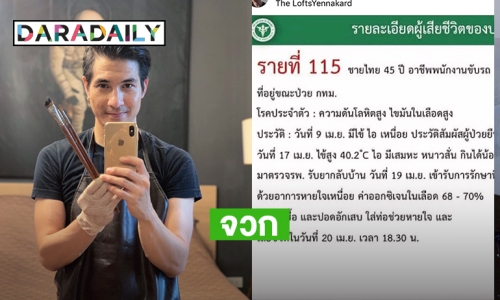 จวกกทม “แต๊งค์ พงศกร” โชว์ผู้ป่วยไข้ 40.2 แล้วให้กลับบ้าน 