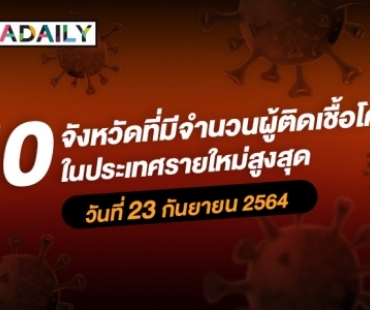 กรุงเทพฯยังรั้งอันดับ 1 เช็กเลย 10 จังหวัดผู้ติดเชื้อโควิดรายใหม่สูงสุด