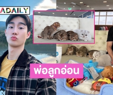 ต้อนรับวันแมวโลก! “ฟอส จิรัชพงศ์” เปิดตัว “เป่าเฟย-กาฟิวส์-ปังปัง-ไทเกอร์”