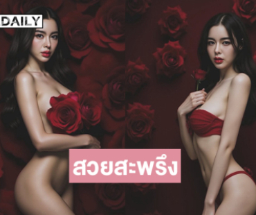 สวยสะพรึงดาราสาวเสิร์ฟแรงในธีมดอกกุหลาบ