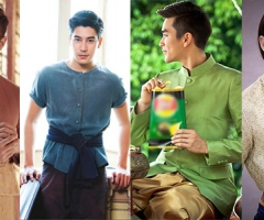 คอนเฟิร์มหล่อคูณสิบ! เมื่อดาราชายตัวท็อปสวมชุดไทย