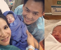 คลอดแล้ว! ส่องความน่ารักของลูกชาย “แนน ชลิตา” 