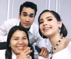 "NY" คึกคัก! "แม่แก้ว" เล่น Instagram Stories ครั้งแรกกับ "ณเดชน์-ญาญ่า"