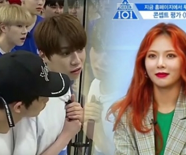 ส่องอาการหนุ่ม “Produce 101” หลังเจอ “HyunA” (มีคลิป)