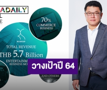 “อาร์เอส กรุ๊ป” วางเป้าปี 64 ทะลุ 5,700 ล้านบาท สวนกระแสโควิด-19